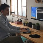テレワークのデスクを自作してみました。オシャレなアイアンデスクDIY